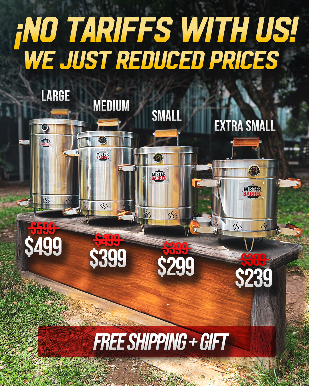 Mister Barrel Grill and Smoker - 2 and 1